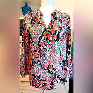 Lilly Pulitzer Elsa silk blouse.​